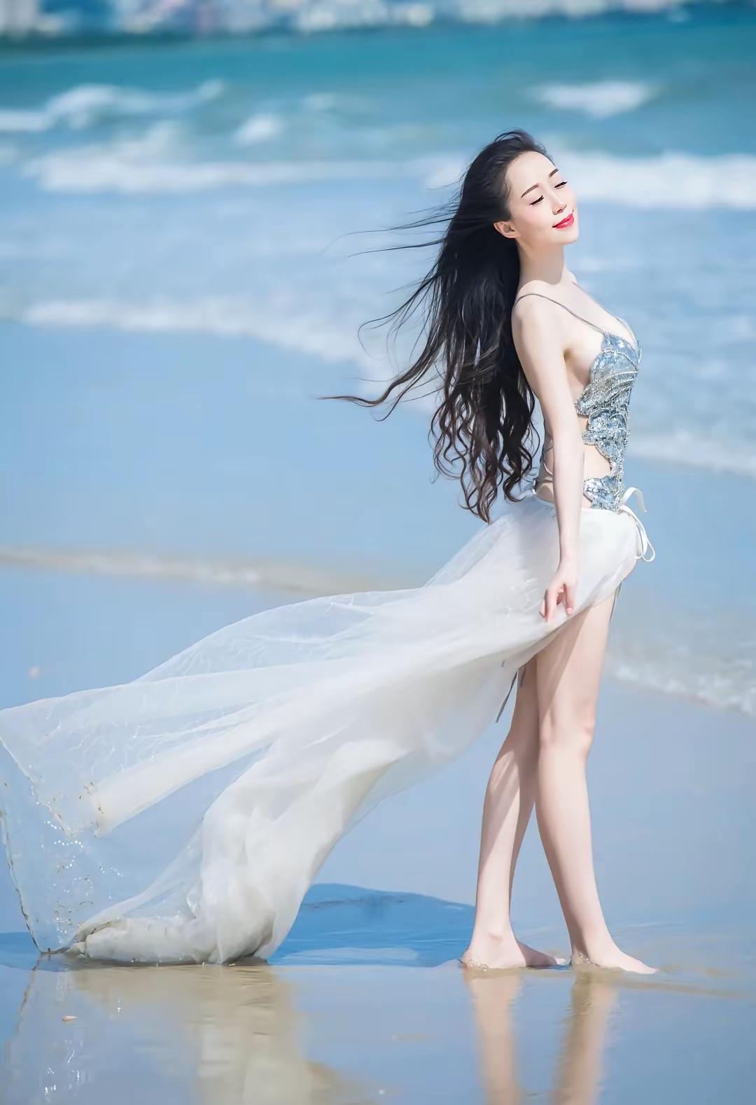 风景如画，美人如玉，更不能忽视的是摄影师的专业素养。
