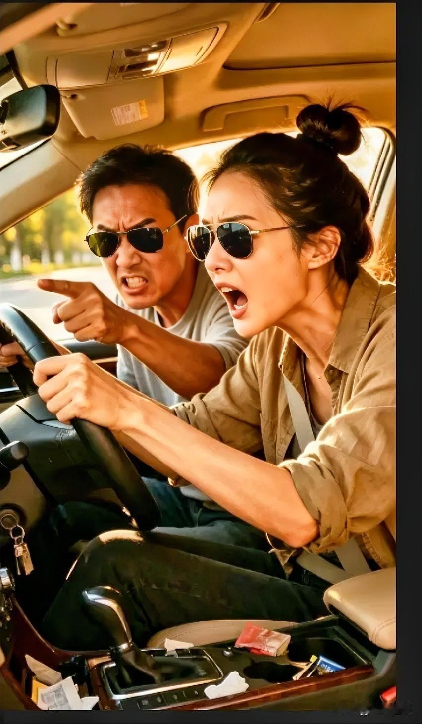 各位女性朋友们，你们开车有没有这种同款体验？
 
自己开车时明明熟练得不行，十几