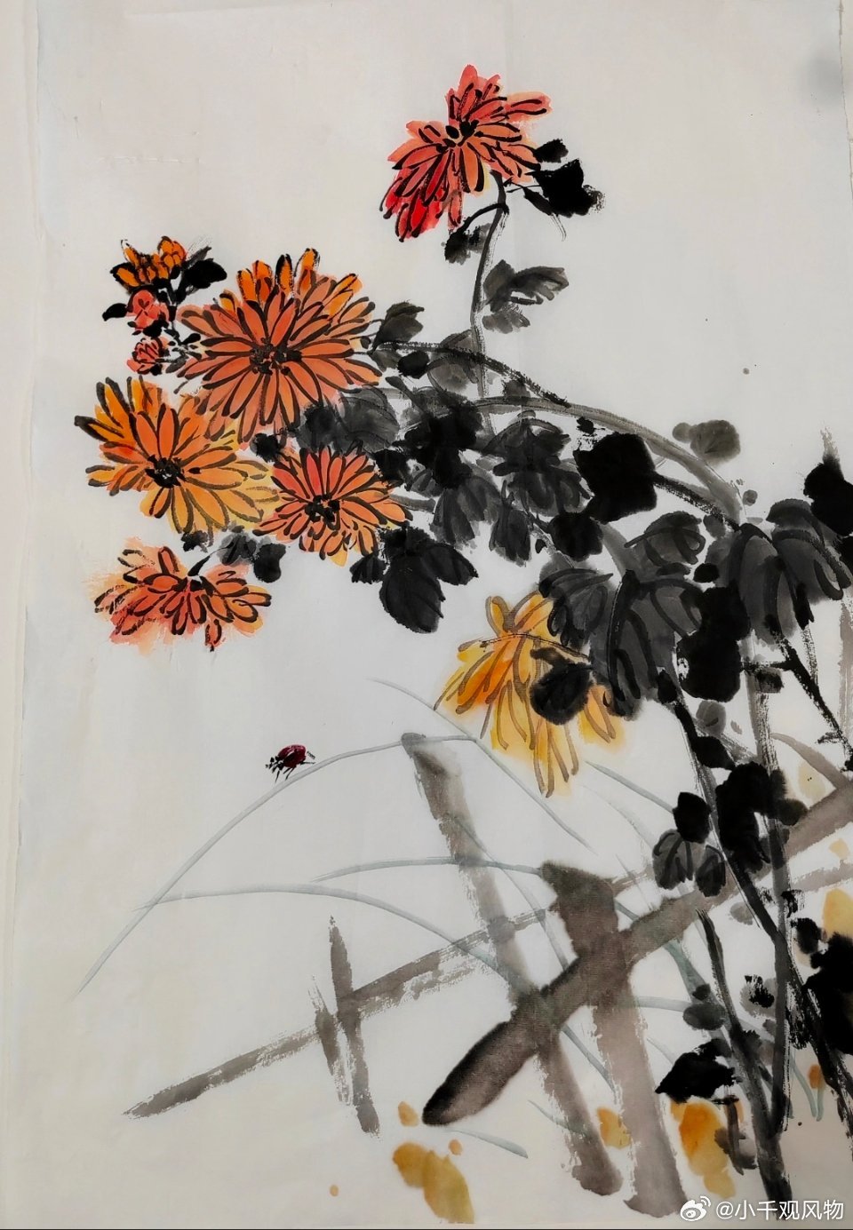 不是花中偏爱菊，此花开后更无花 ... ​​​