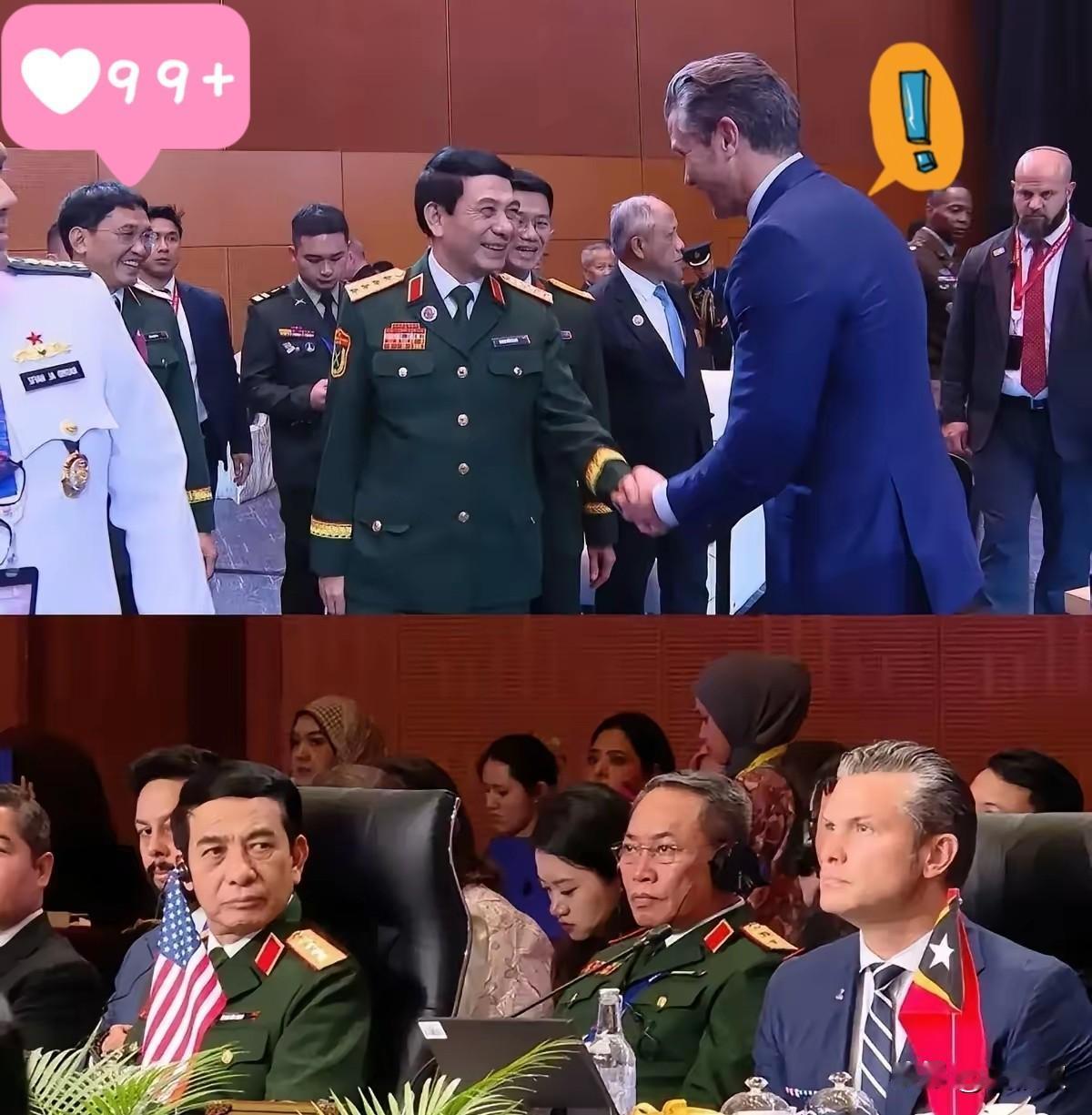 快讯！快讯！
越南国防部长潘文江大将突然宣布了，他将在第十二届东盟防长扩大会议（