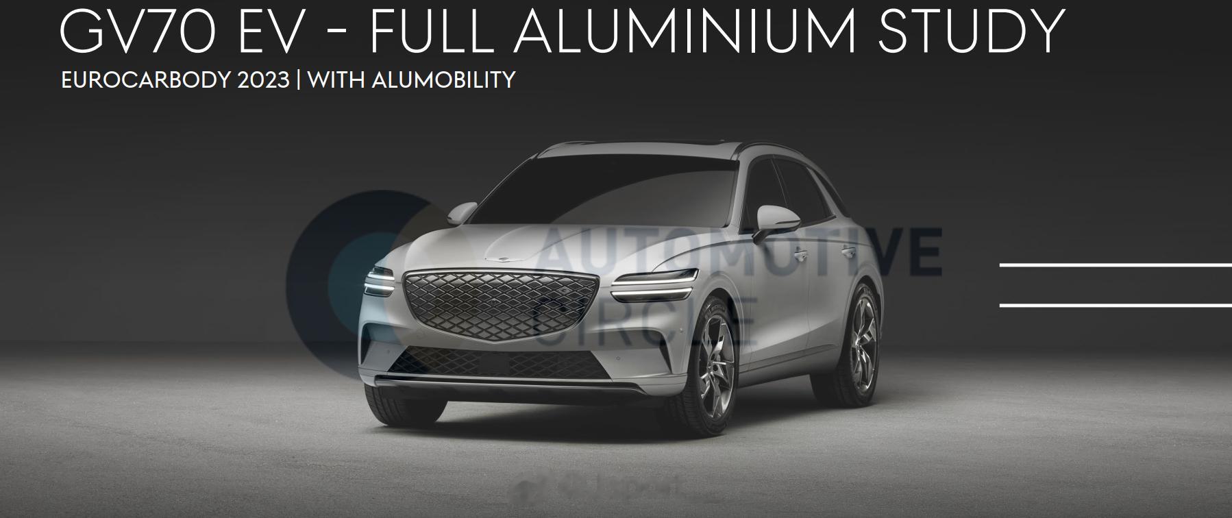 #biw##gv70##alumobility# Alumobility为现代塞