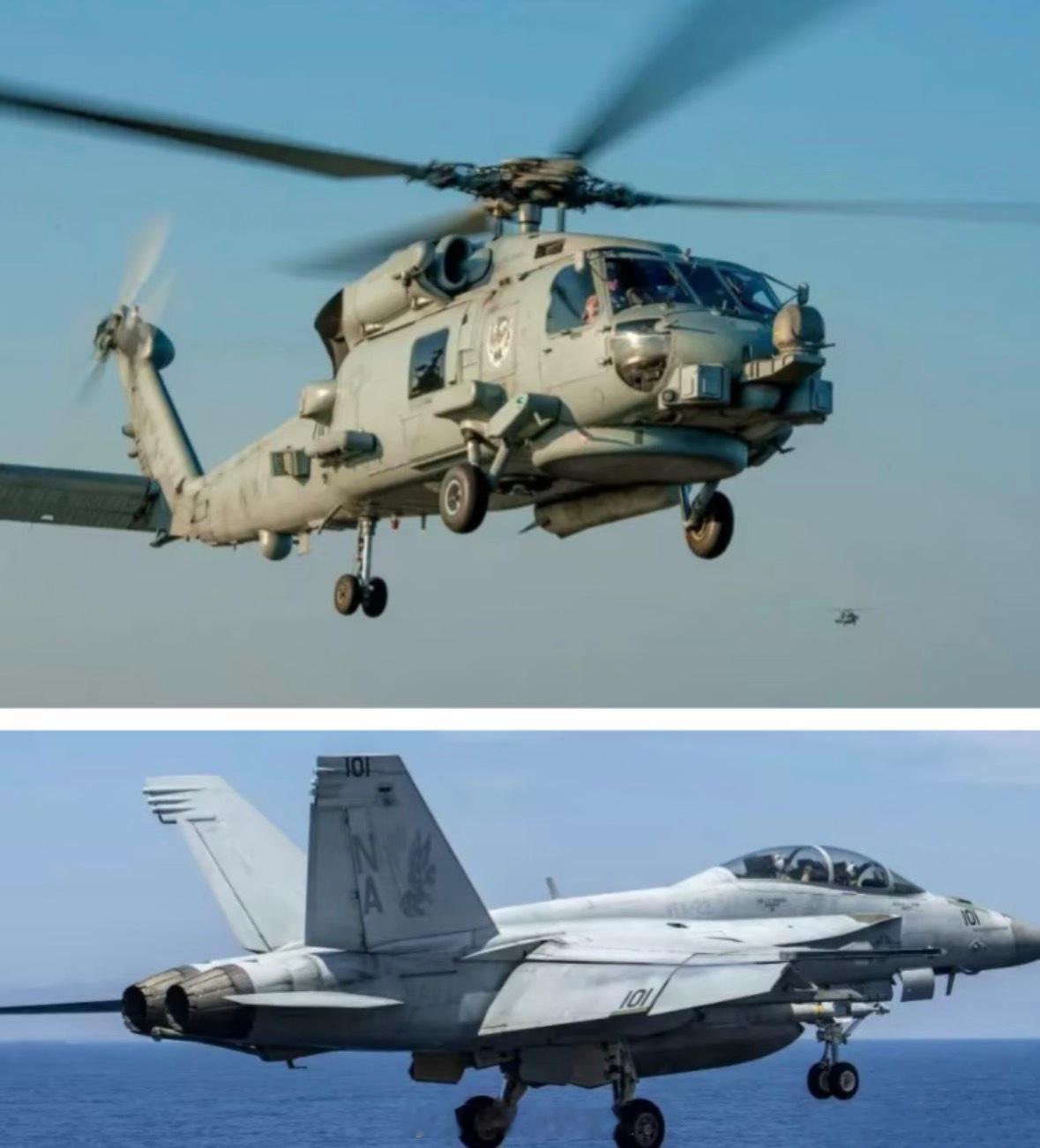 2架美军机在南海相继坠毁 怎么着，这是要碰瓷是一股神秘的东方力量干的？哈哈~ ​