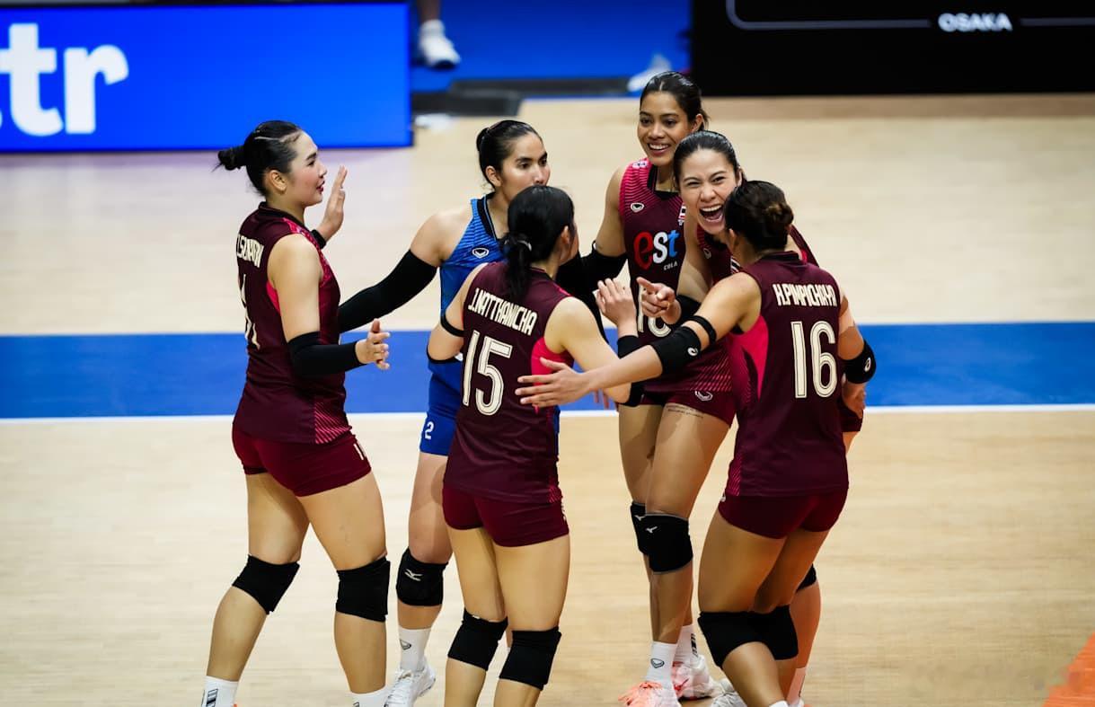 泰国女排保级成功。在今天的比赛中，泰国女排3：0轻取巴西女排（25-15 25-