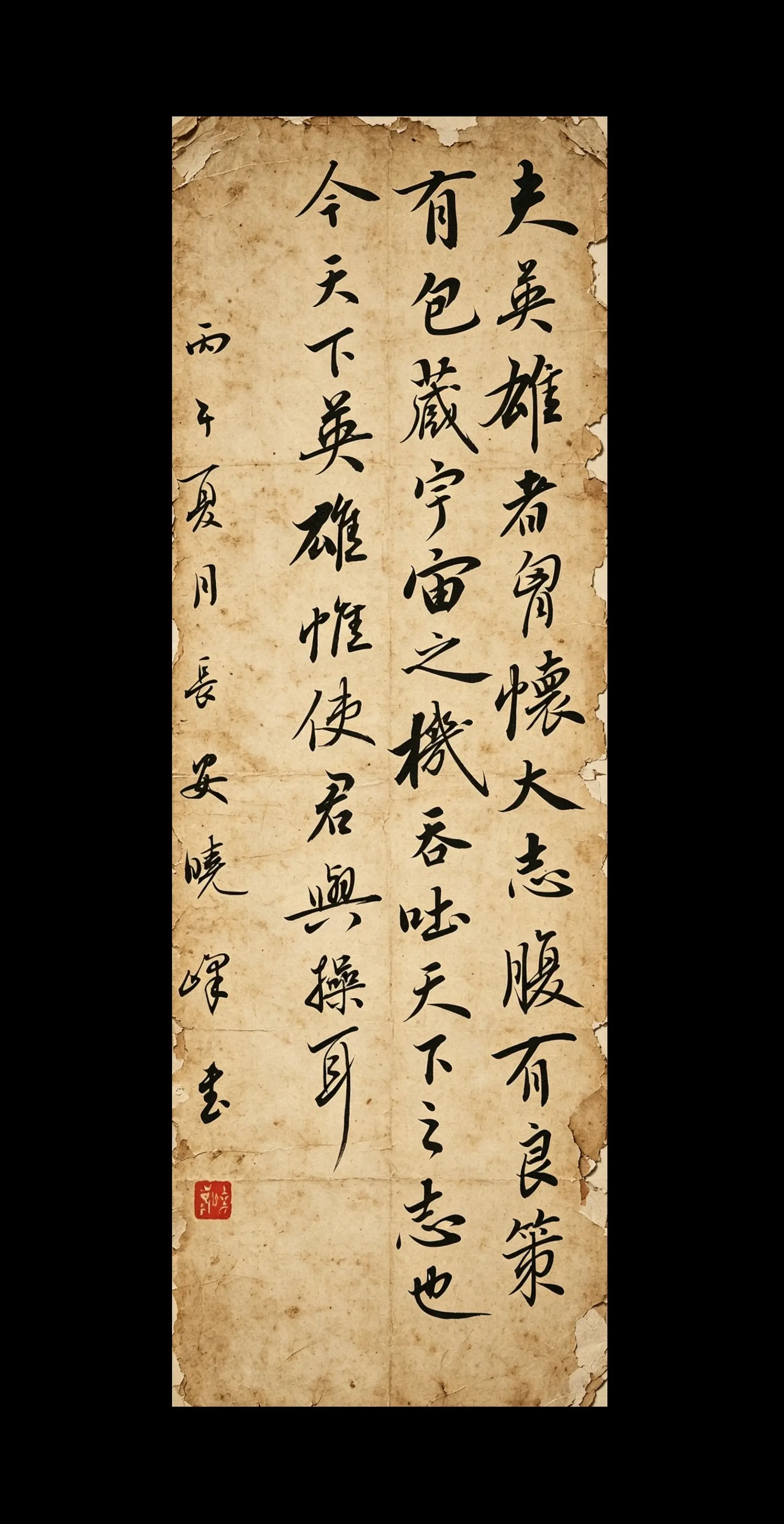 青梅煮酒论英雄。