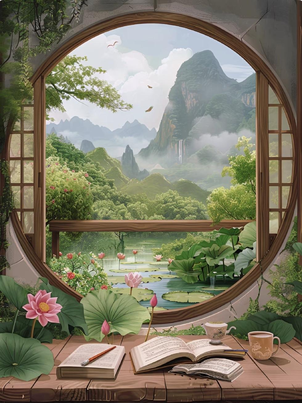 上联：养胸中丘壑
下联：品天下佳肴