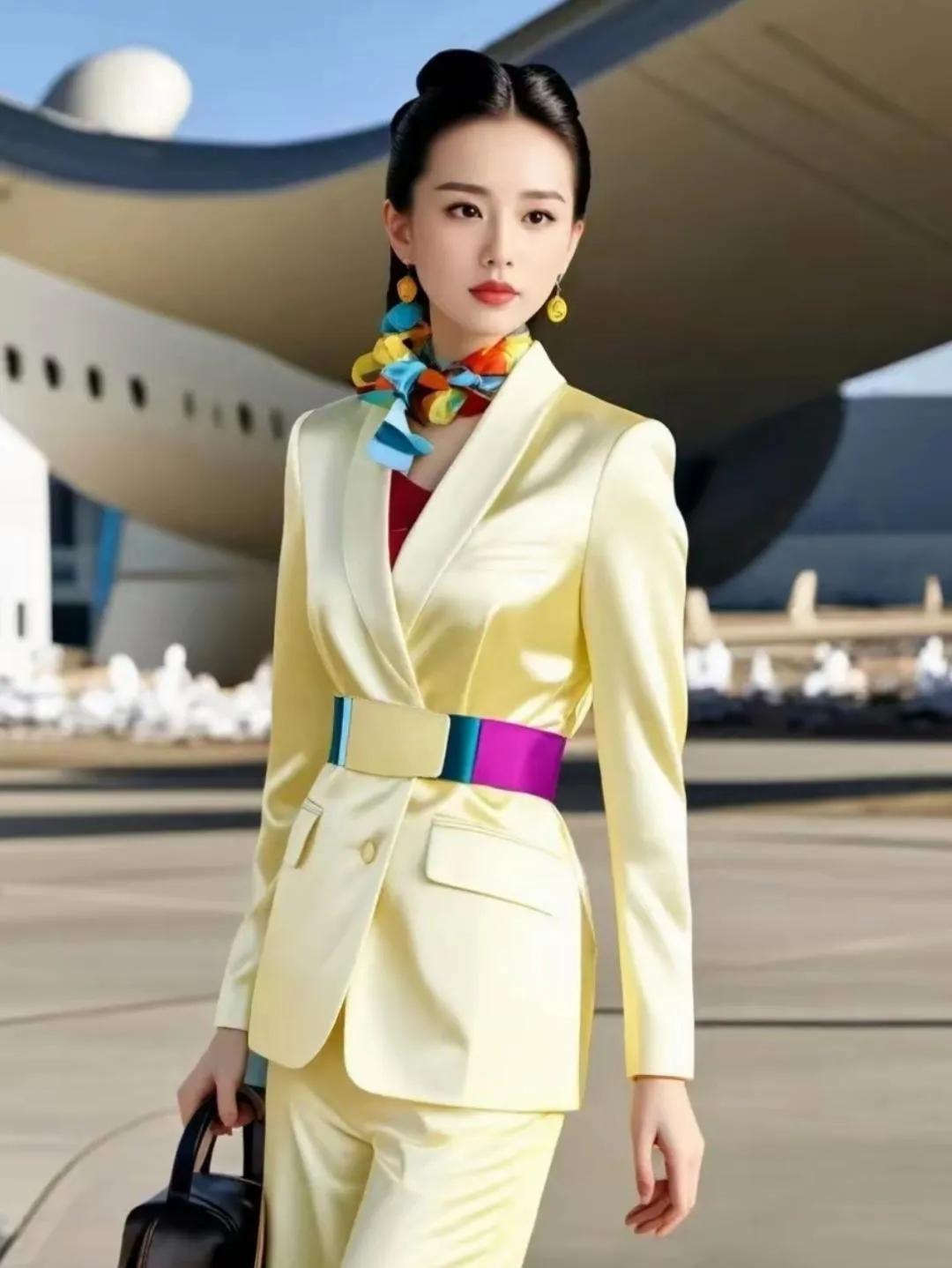 刘诗诗, 气质出众, 时尚感爆棚, 在现代建筑前留下自信足迹, 每一步都散发着魅