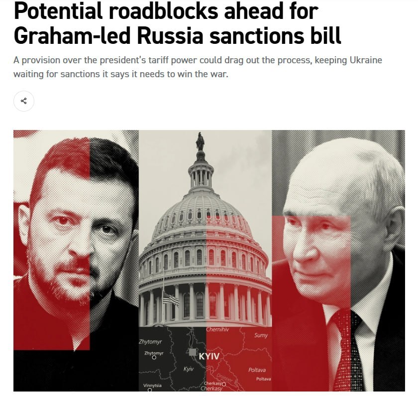 据 Politico报道，美国总统唐纳德·特朗普希望修改针对俄罗斯的“地狱制裁”