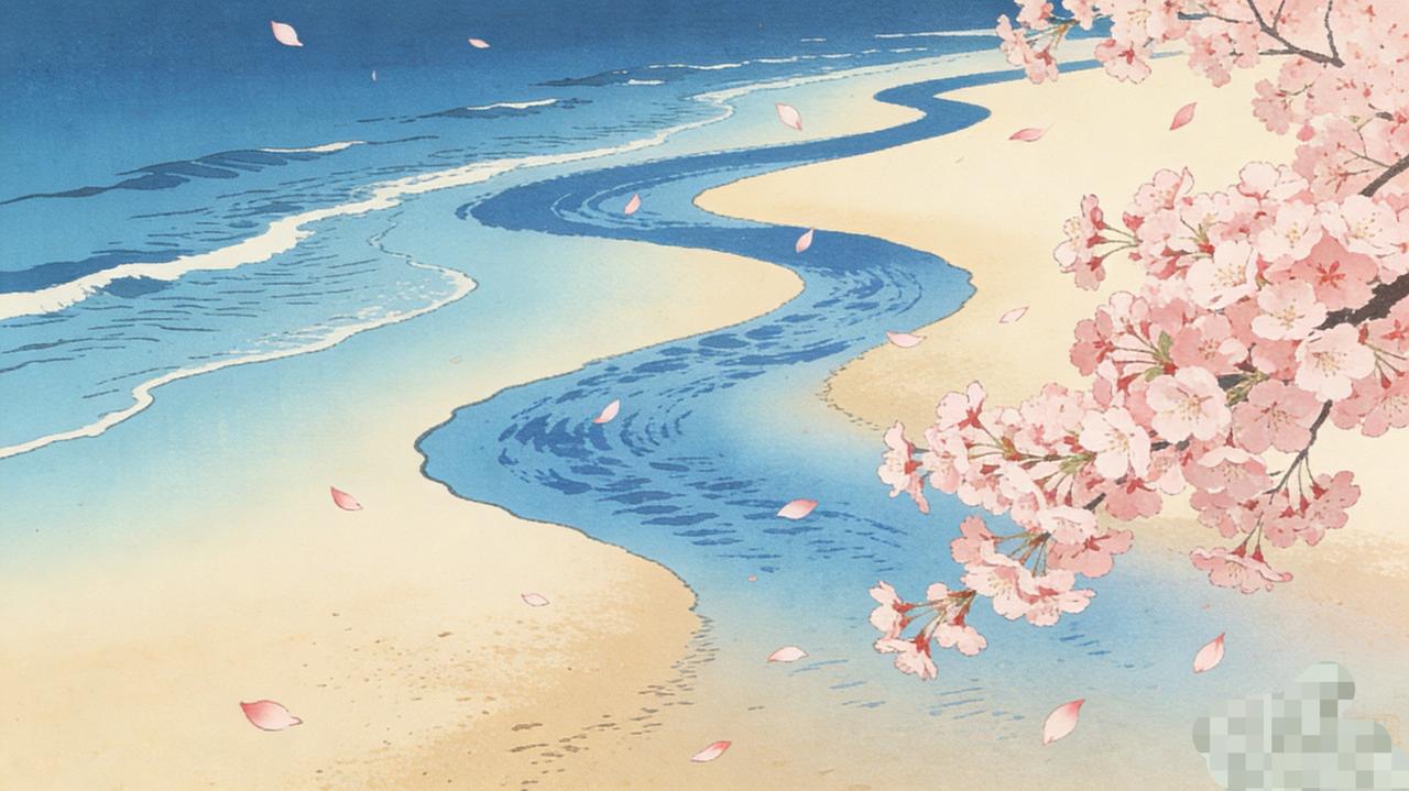 下联:水涌水退水无痕。对对联花开花落花有1香