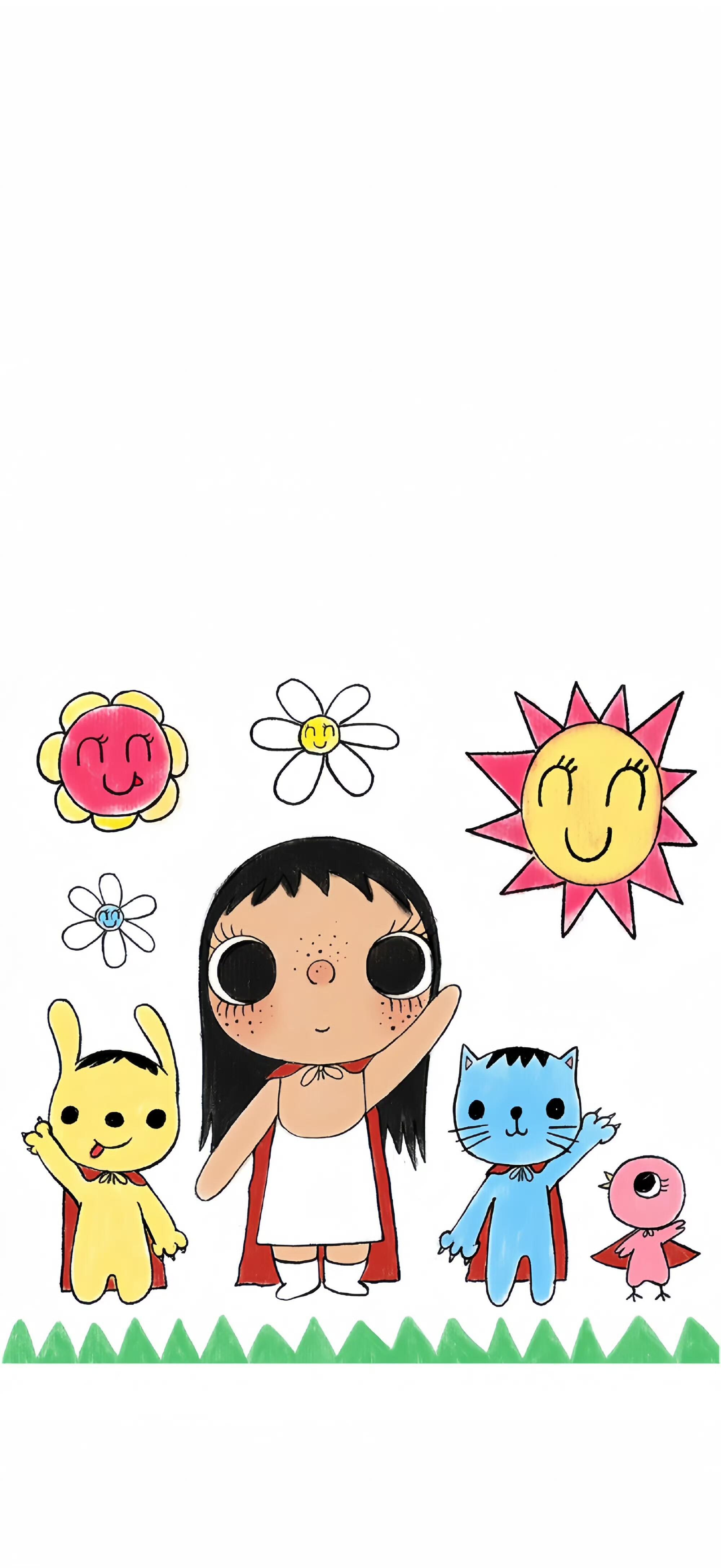 wechat｜小玉｜审美积累｜治愈壁纸｜可爱卡通壁纸｜动画壁纸｜高清｜无水印手机