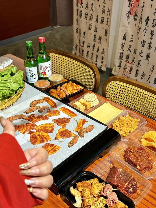 新乡新开的！！按斤称的烤肉！人均35！！