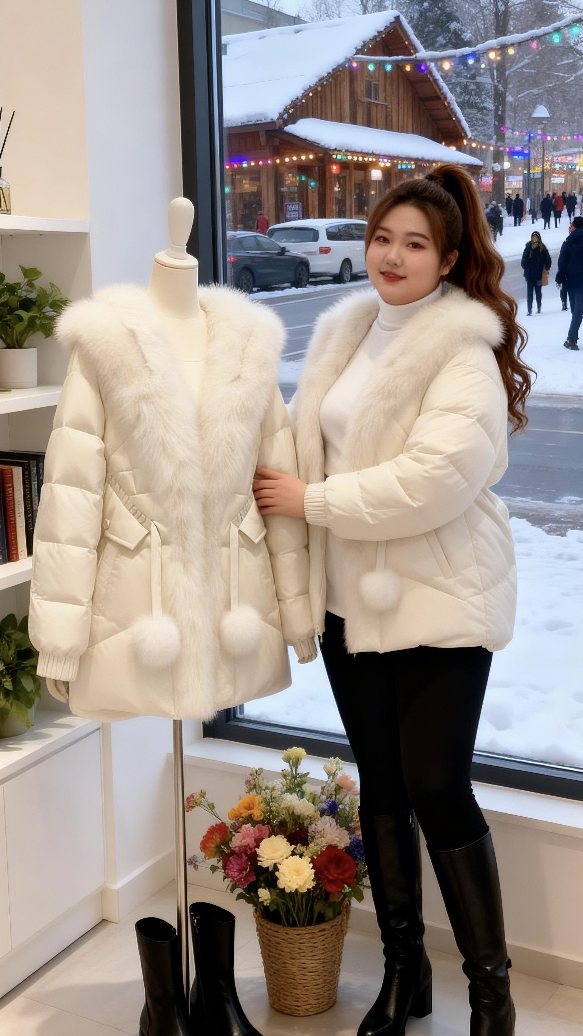 大码女装 这个冬天温度风度我都要 双12冬日氛围感穿搭大赏 给穿搭点颜...