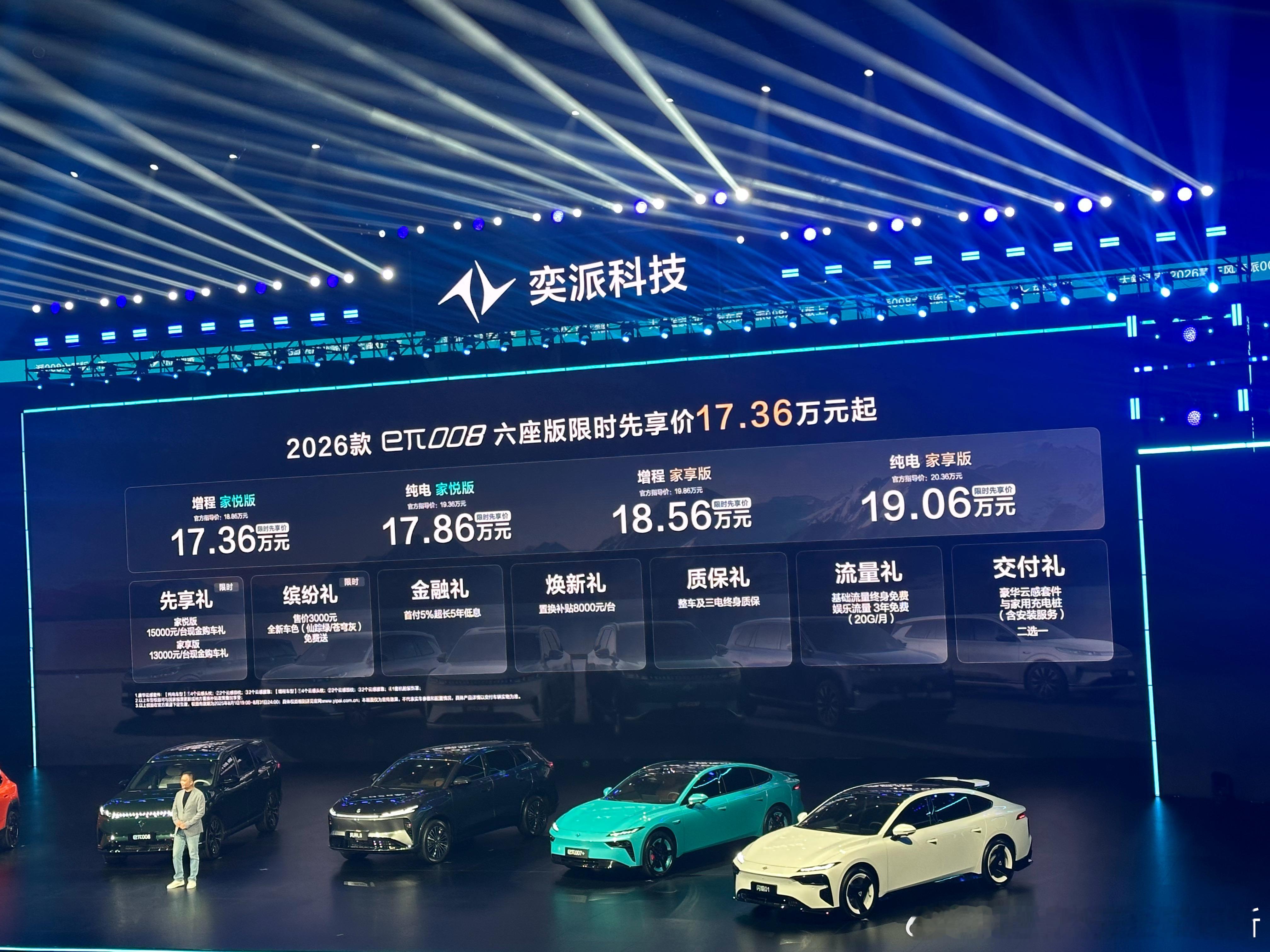 东风奕派008，6座智能电动车车只要17.36万起。新能源汽车﻿ ​​​