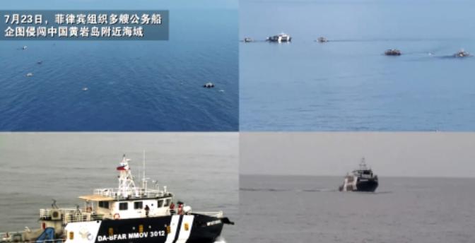 航母开过来，那就一起算账！7 月 30 日，中国没有发抗议、没有召见谁，直接在黄