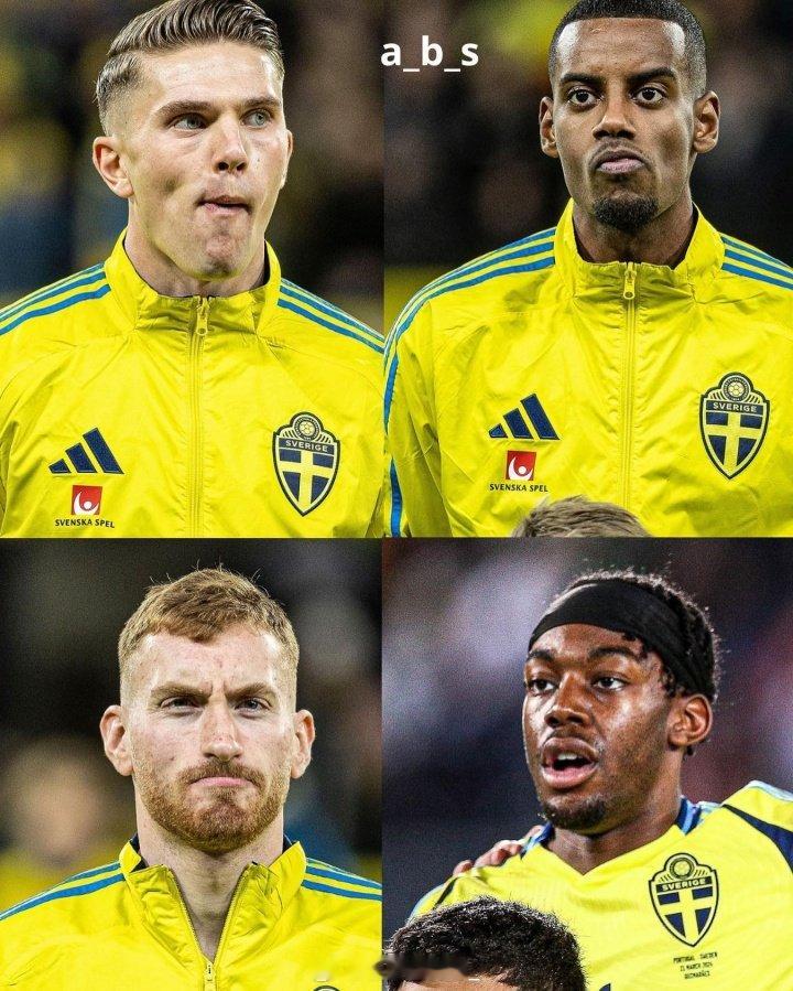 世界杯危！明年3月瑞典将与乌克兰等3队争夺一个世界杯名额，如今球队阵中的多名核心