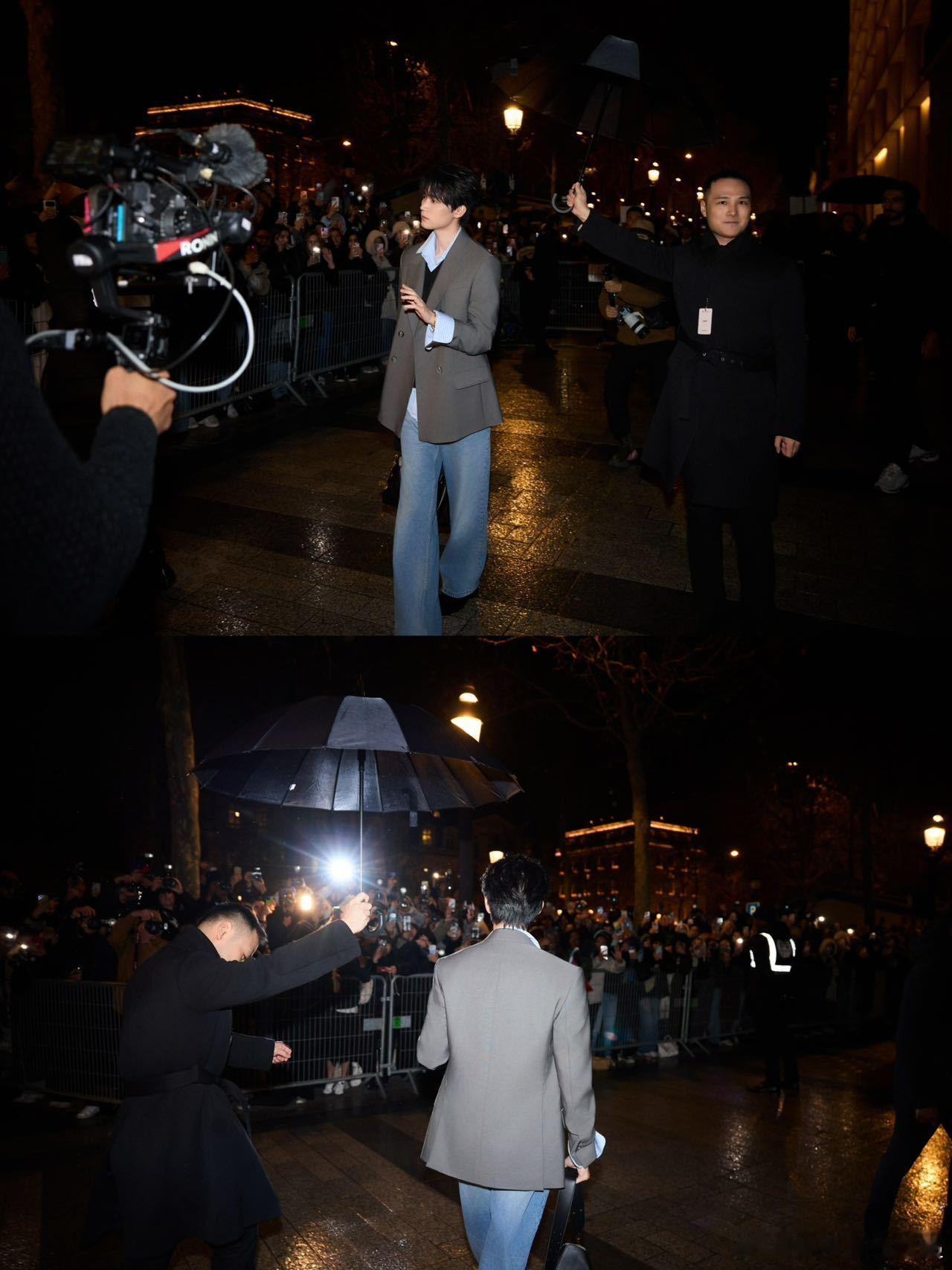 周翊然 男生出片姿势hello时装周 单手插兜学会了，双手插兜也记下了。周翊然真