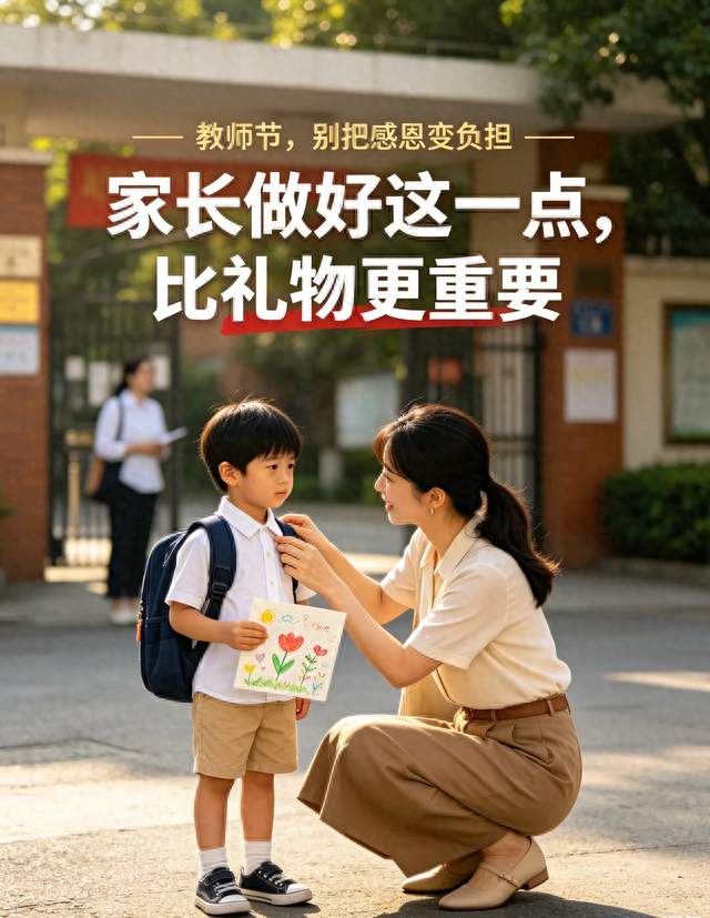 教师节，别把感恩变负担：家长做好这一点，比礼物更重要