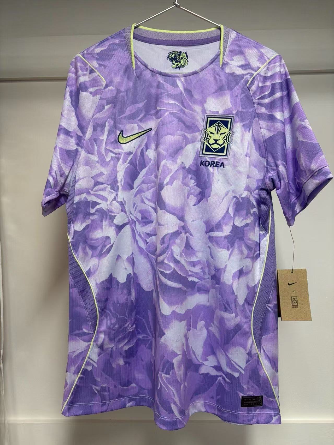 韩国2026世界杯客场球衣实物图。球衣资讯贤聊球衣耐克世界杯