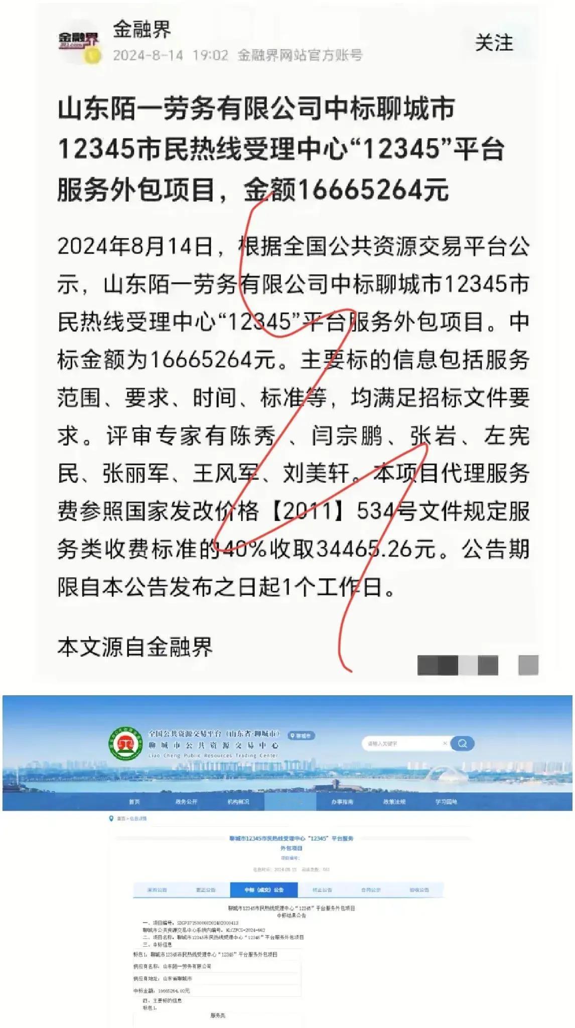 山东聊城市民热线外包，1666 万元！中标单位究竟凭何盈利？背后猫腻何在？


