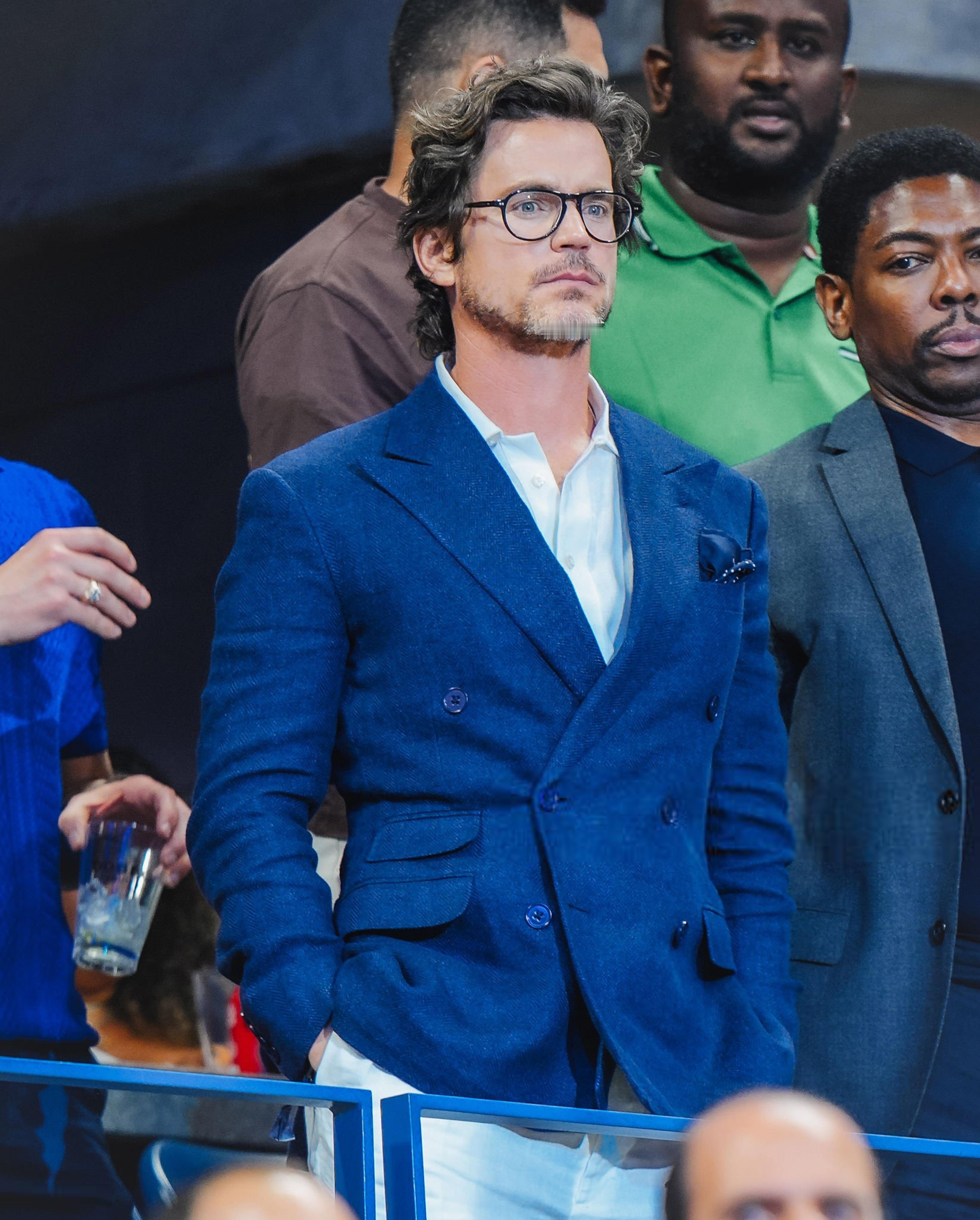 WOW~~孔雀Matt Bomer来看美网2025啦！[憧憬][哇][色][舔屏