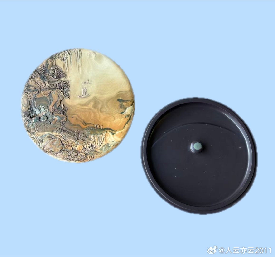 【精品展示】（二）砚台系列（6）：苴却砚❶～～张加龙作品④。与师友们分享，一手货