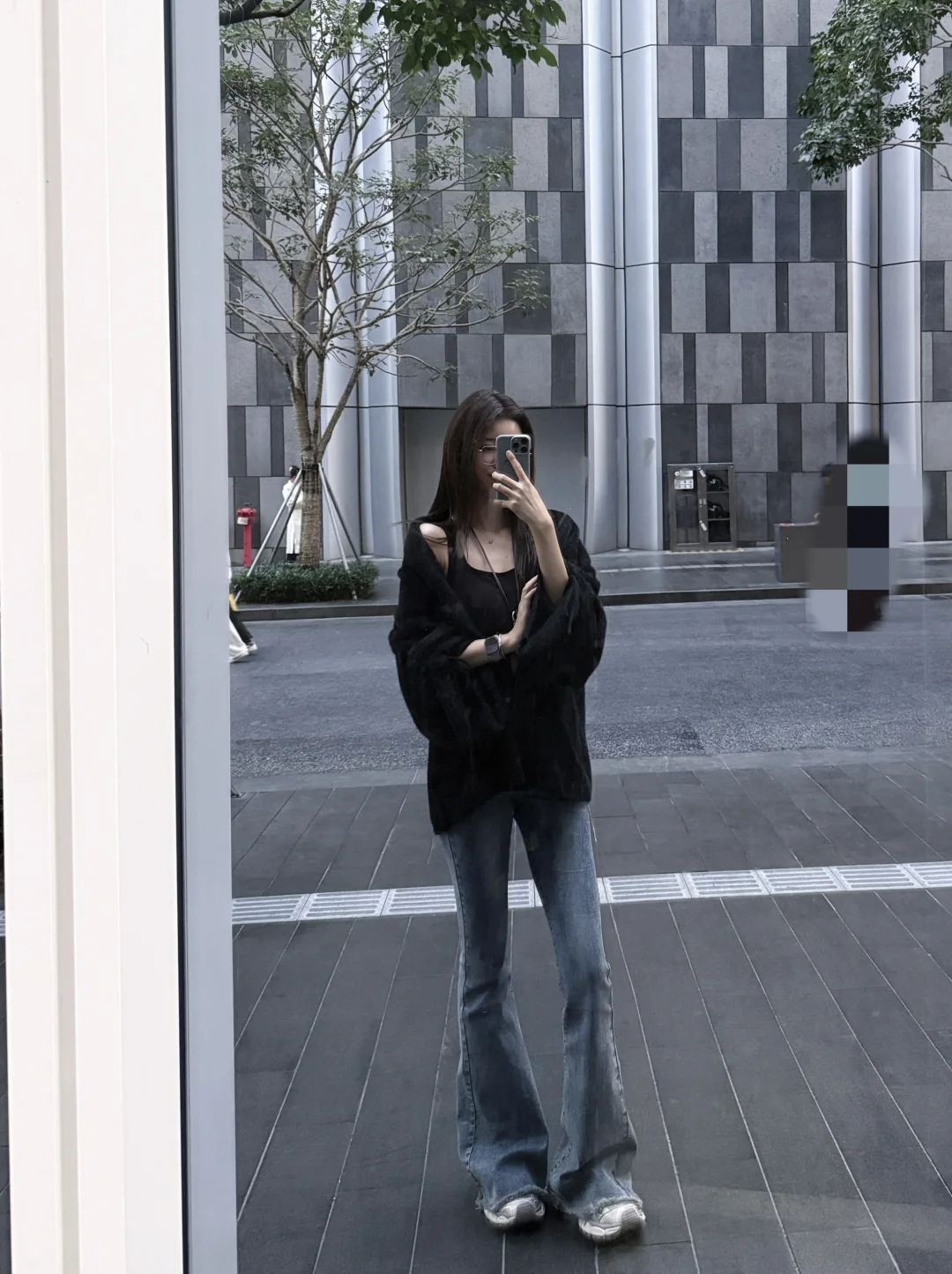 180 62kg｜水貂外套➕加长微喇裤！一身都有