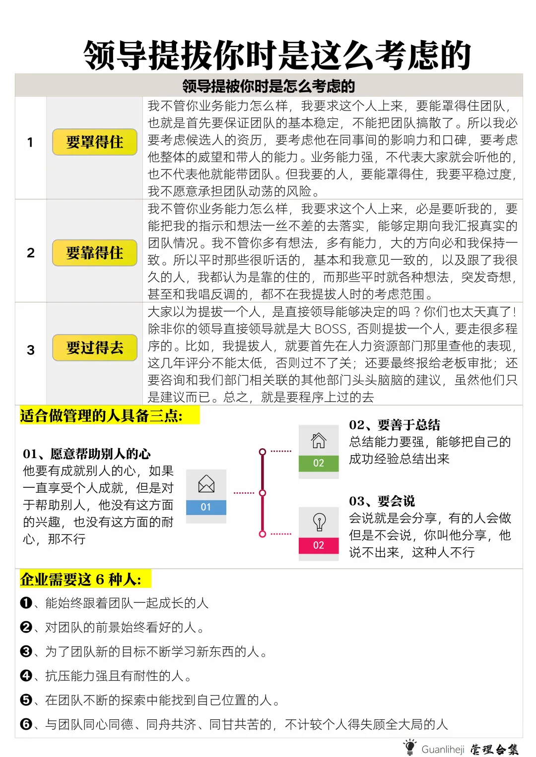 ✅领导提拔你时是这么考虑的