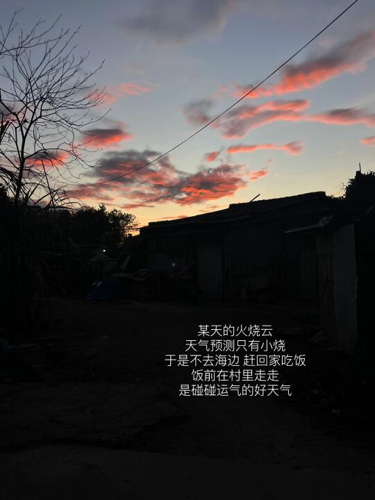 几日前追日落