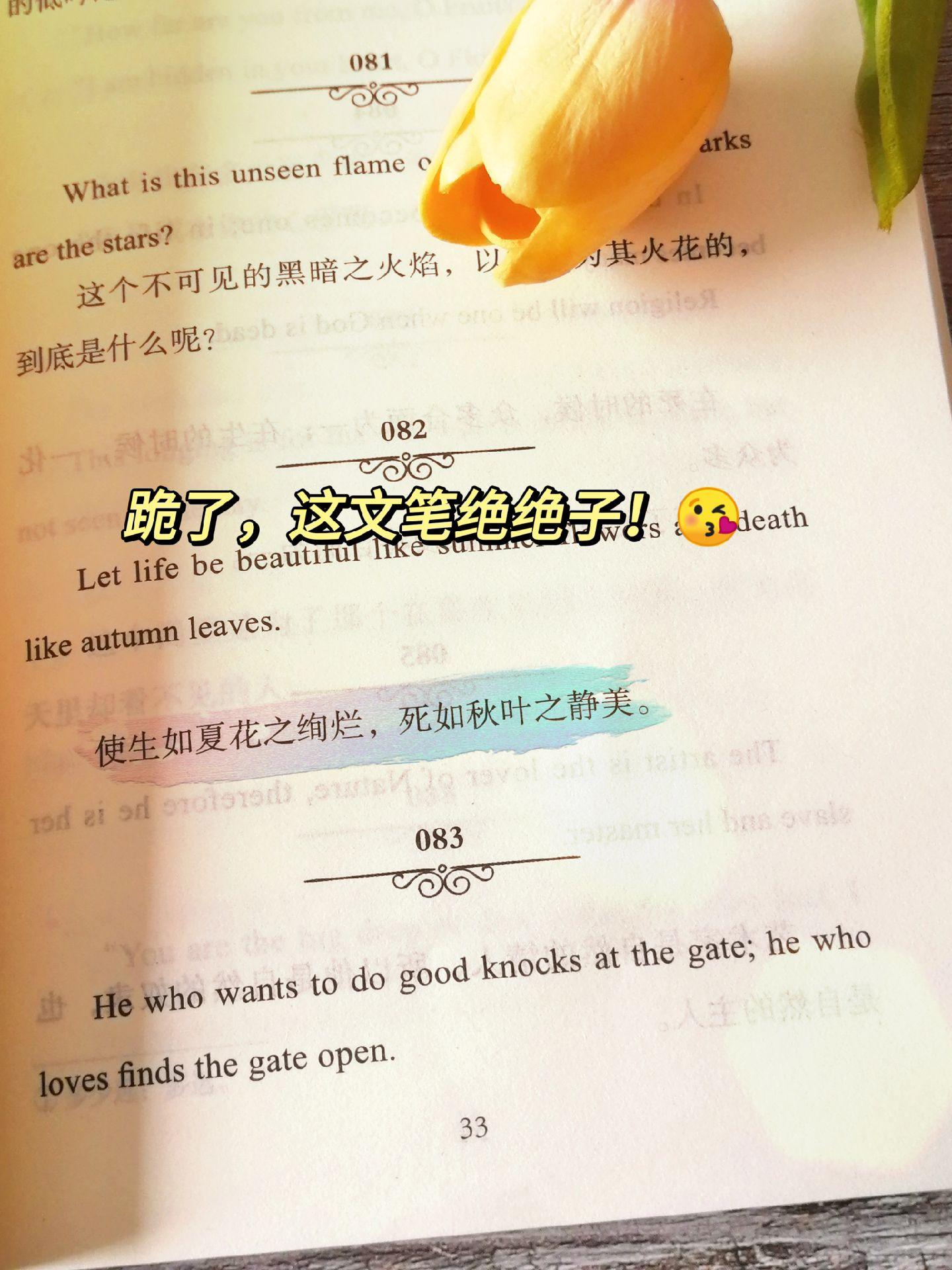 这是一本读完作文可以提高十个档次的书。《飞鸟集》，这本诗集包括325首...