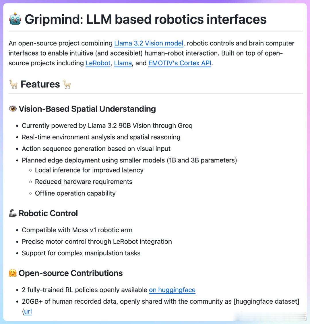 【llama-lerobot：用多模态Llama 3.2赋能机器人，让机器人通过