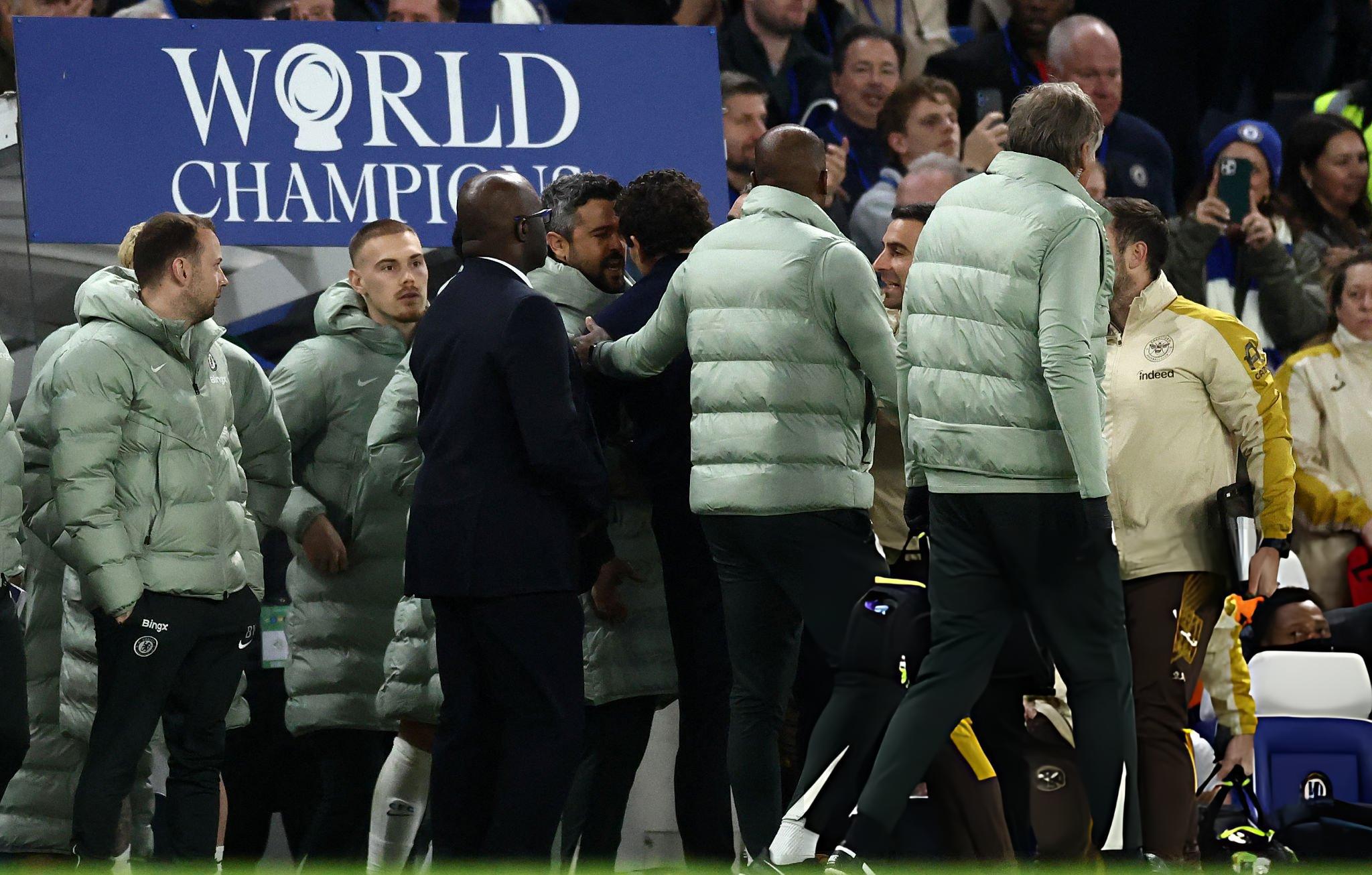 Keith Andrews tried to kiss Bernado Cuev