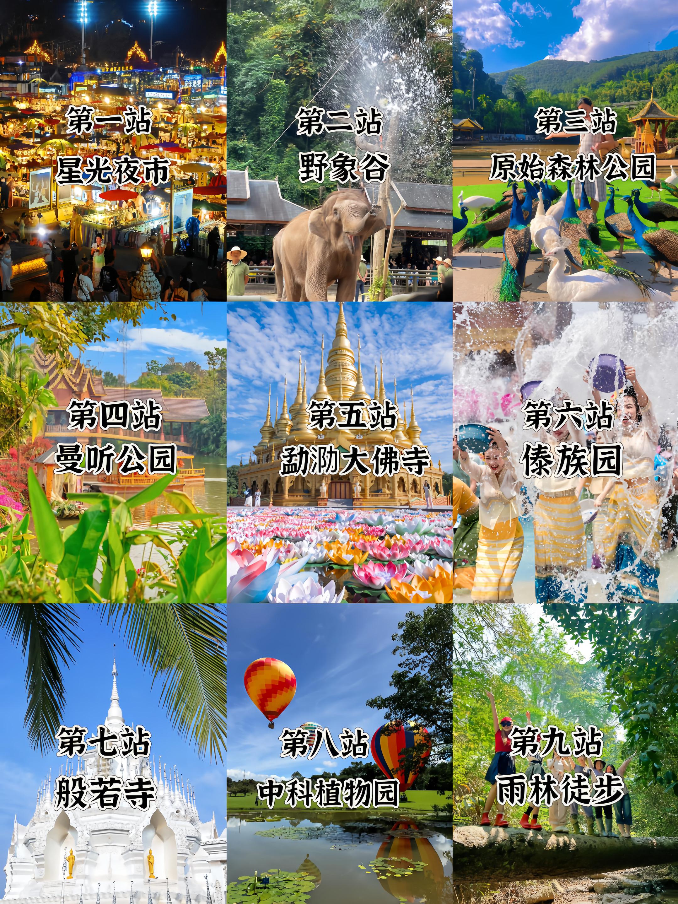 这个冬天一定要来一趟西双版纳。来西双版纳，这九个地方一定要去打卡 西双...