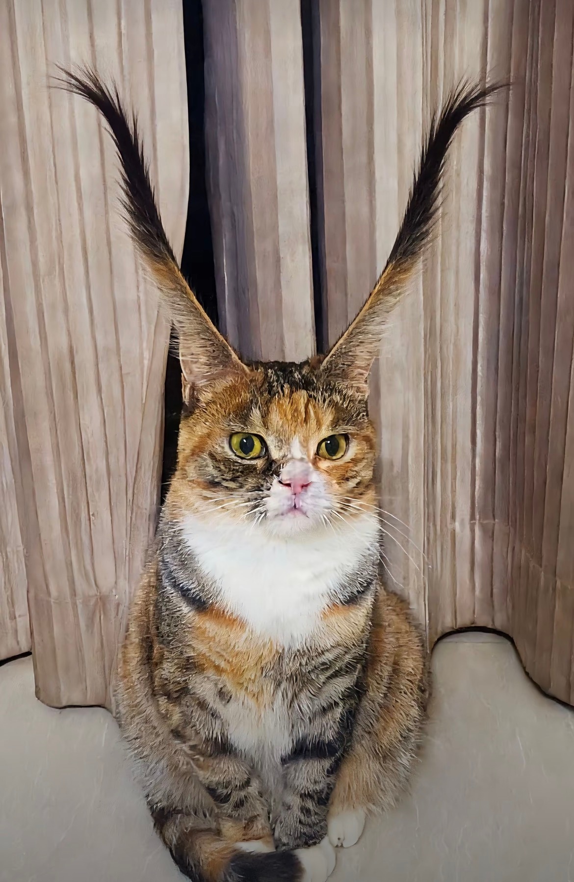 猫咪：你看看这好看吗🥹 