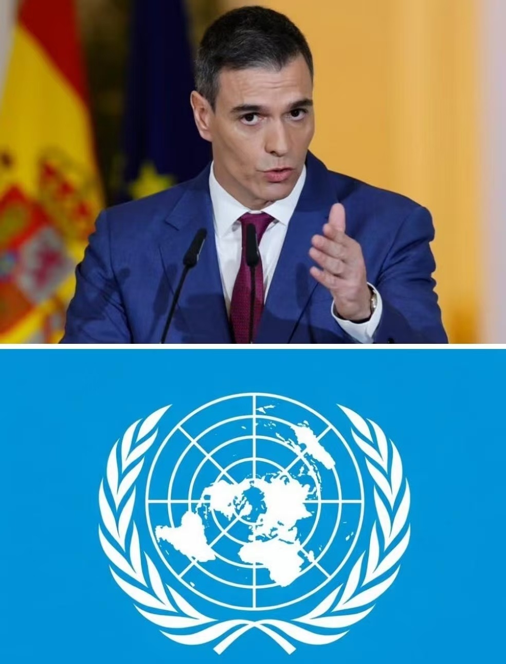 西班牙首相佩德罗·桑切斯呼吁结束联合国安理会常任理事国的否决权。毫无底线的美国用