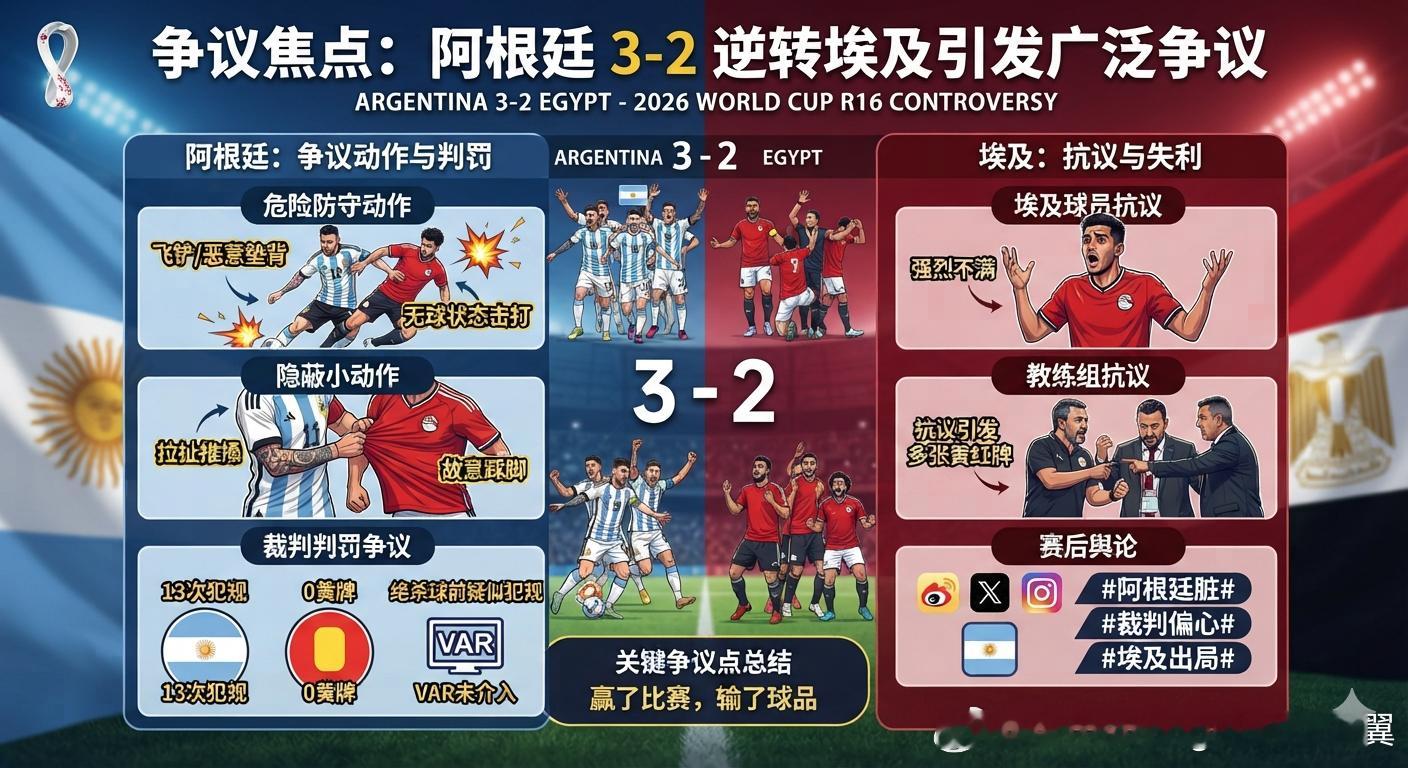 阿根廷 脏 大V观赛团 在刚刚结束的 2026 世界杯 1/8 决赛中，阿根廷队