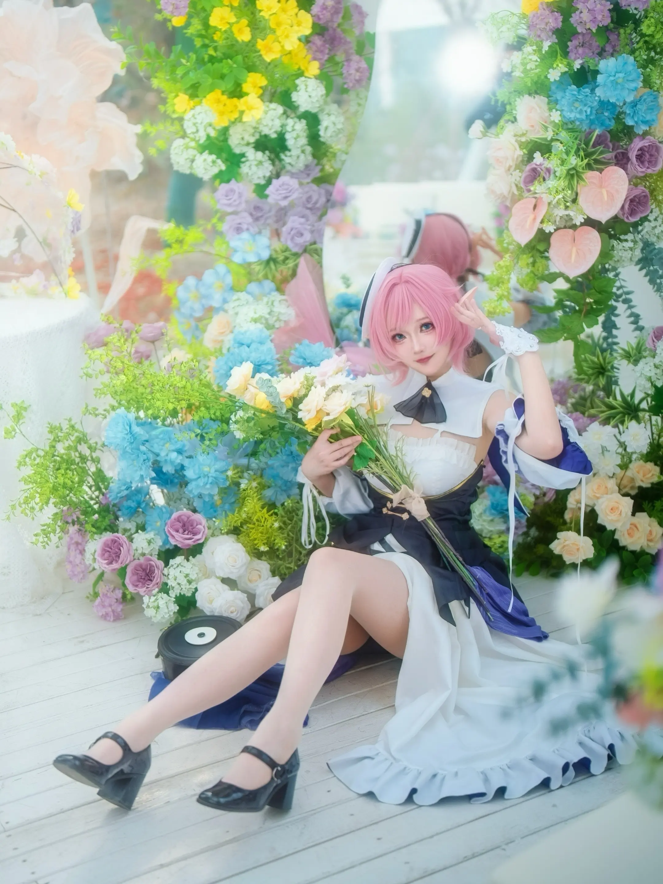 春日花园里的粉色妖精小姐♪。 📷