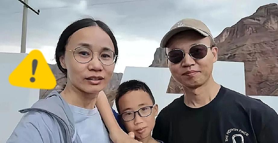 照片中这位爸爸，已经彻底崩溃了！一家三口满怀欢喜，远赴新疆自驾旅游，结果遇到突发