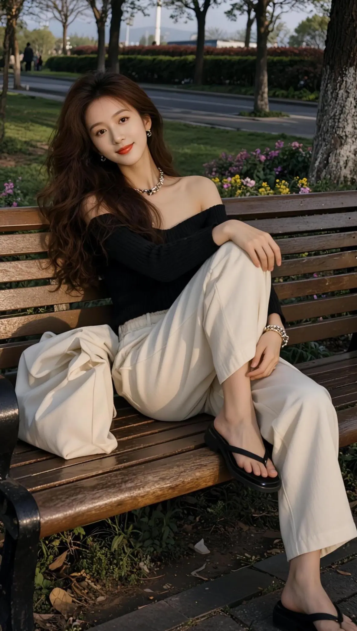 AI公园慵懒风 随变ai随便玩