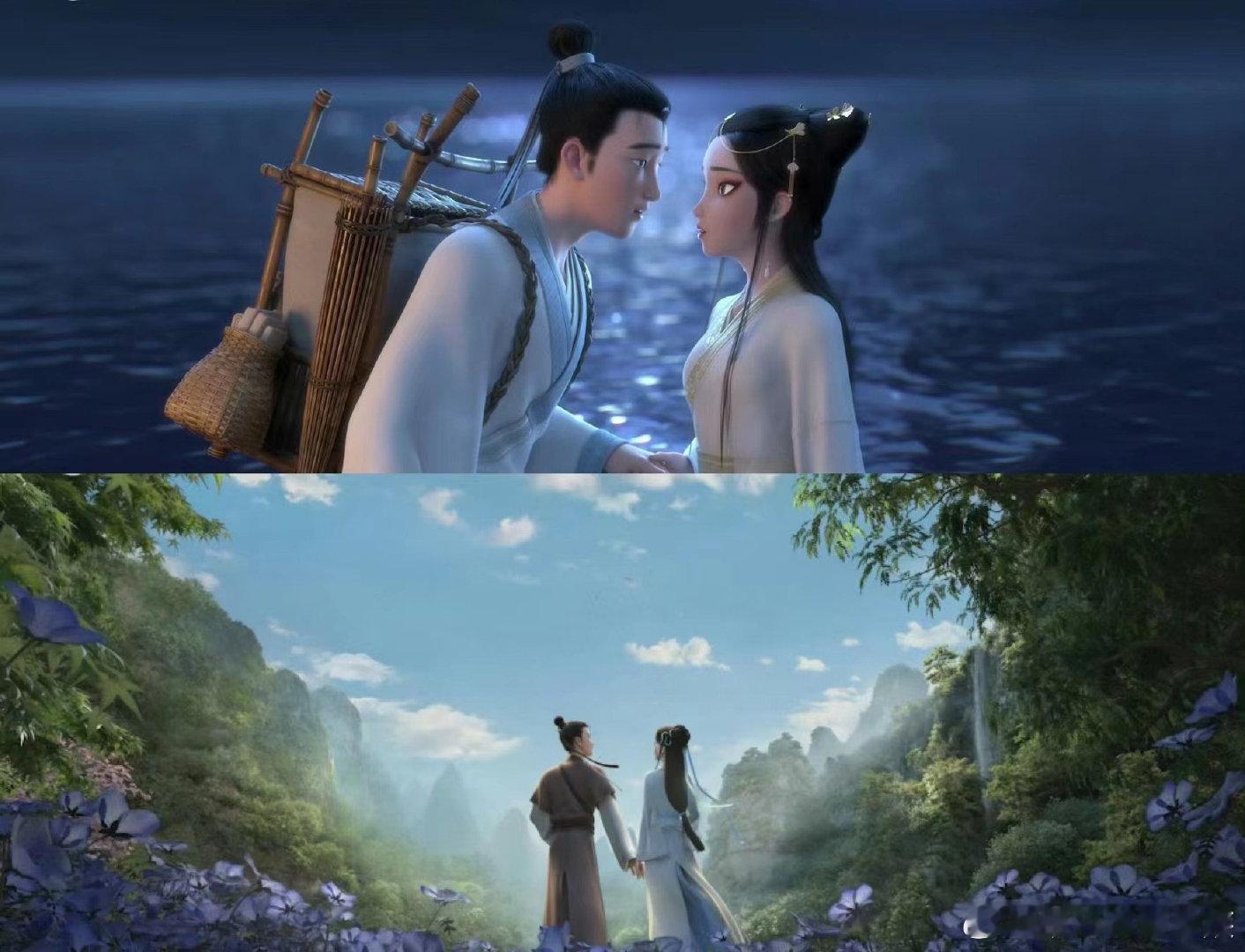 #白蛇#真的太有氛围感了吧，在故事发生的西湖，再配上美景佳人，岂不美哉，策划是真