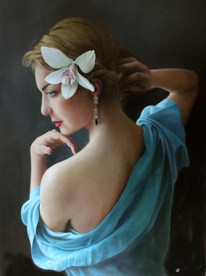 比利时画家PIETER WAGEMANS的人物油画，太传神了#油画##艺术##绘