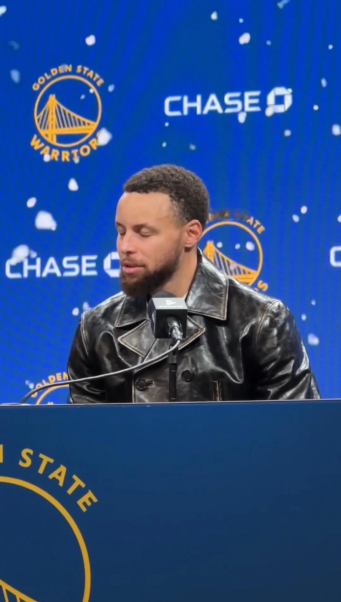 库里谈拥有更稳定的轮换阵容“我们一直都在争取这一点，但我们也理解由于伤病、球员轮