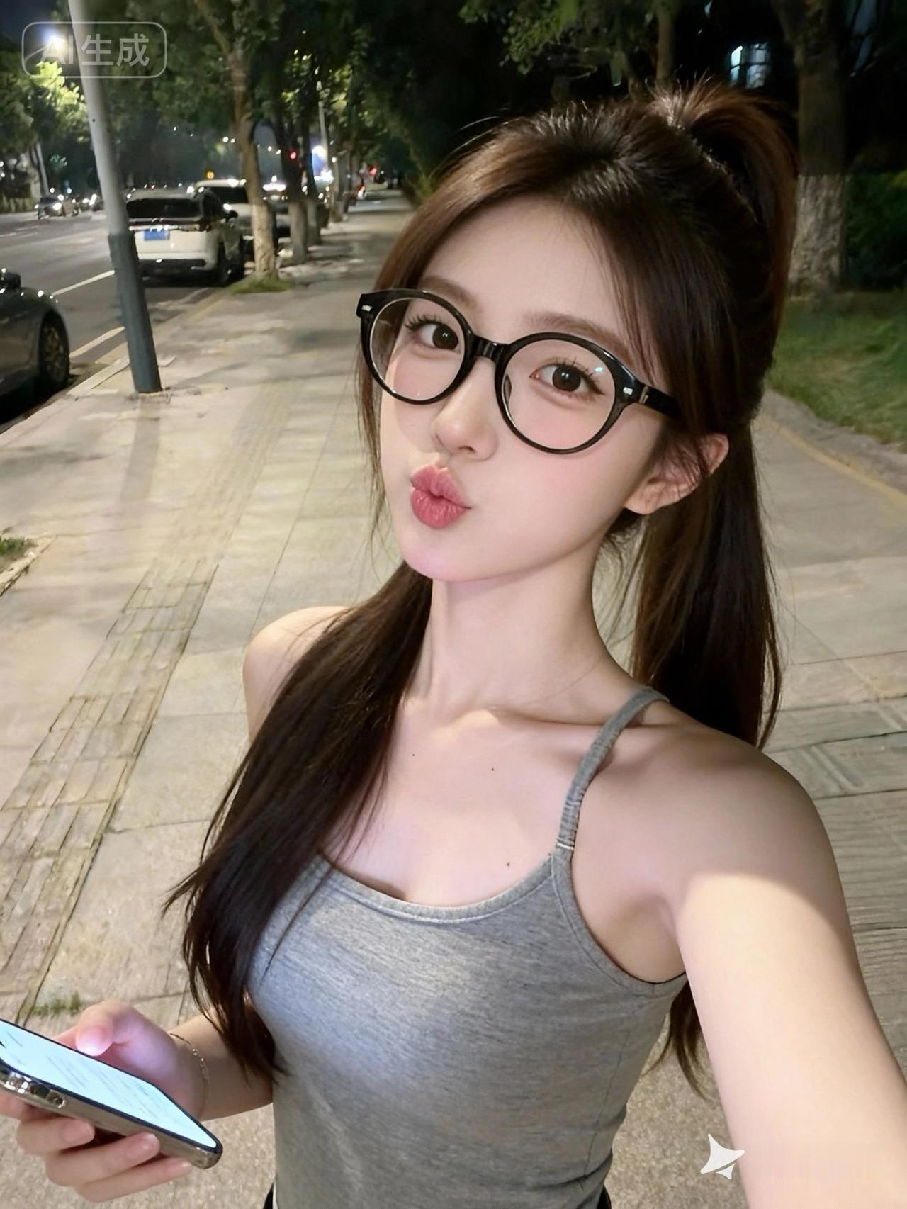 一位年轻女性化着清新自然的妆容，长棕色头发自然披散女人，是美貌重要，还是气质重要