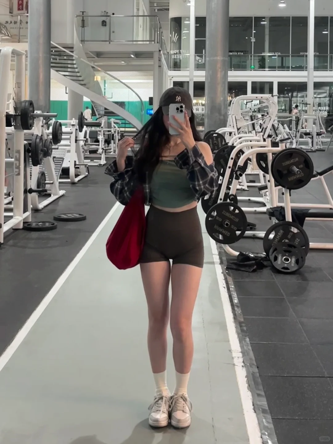 E人健身房从容自拍🤳🏻