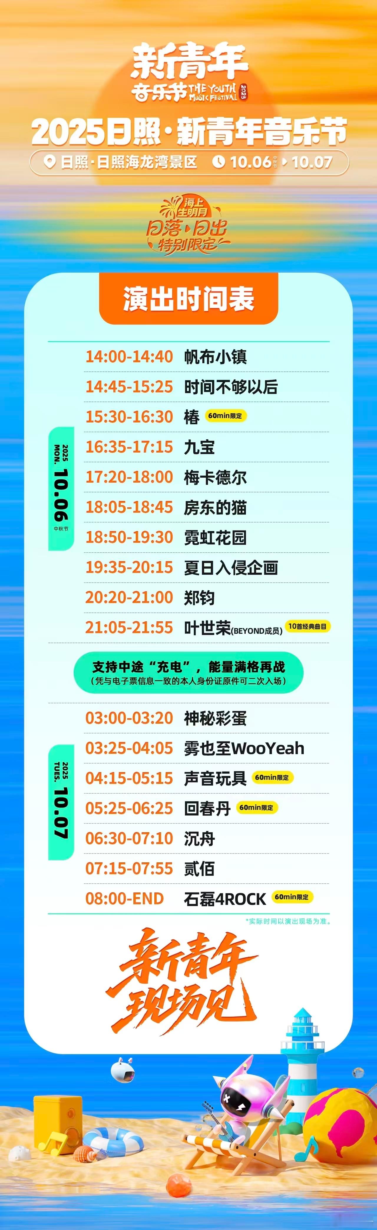 朋友们，明天的日照音乐节，我要去当保安啦，有来的找我检票哦[酷]话说这居然还是我