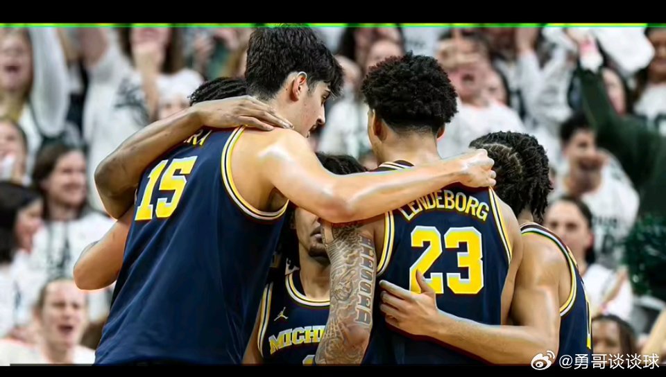 篮球NBA密歇根大学客场以84-70击败伊利诺伊大学，正式锁定了十大联盟常规赛的