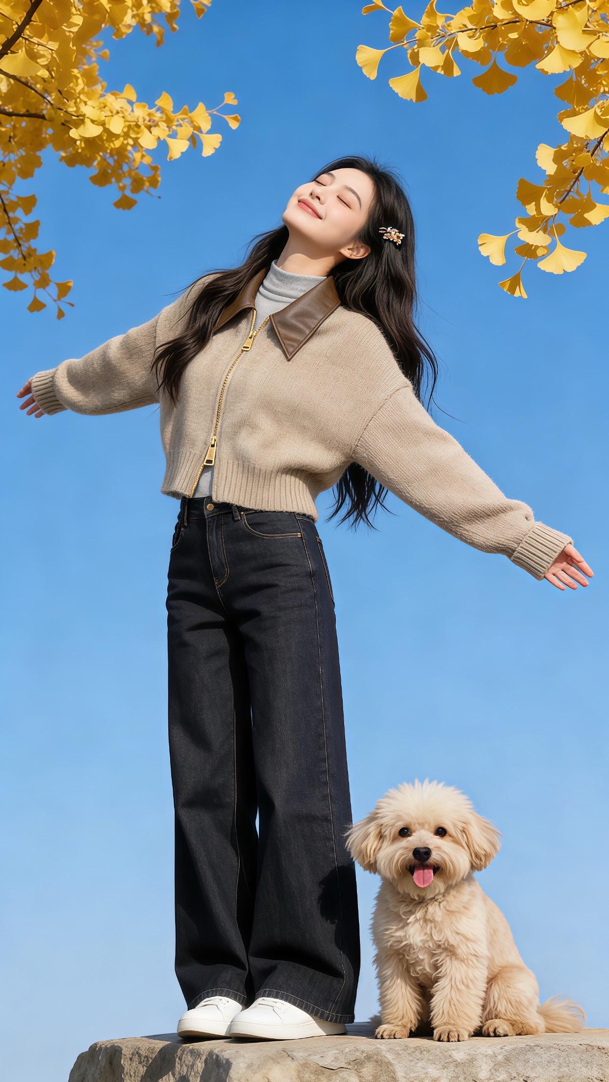 拿捏秋冬松弛感，这件双头拉链针织外套必冲！