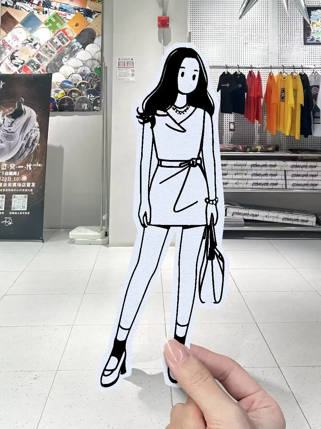简单画个纸片人来替我打卡