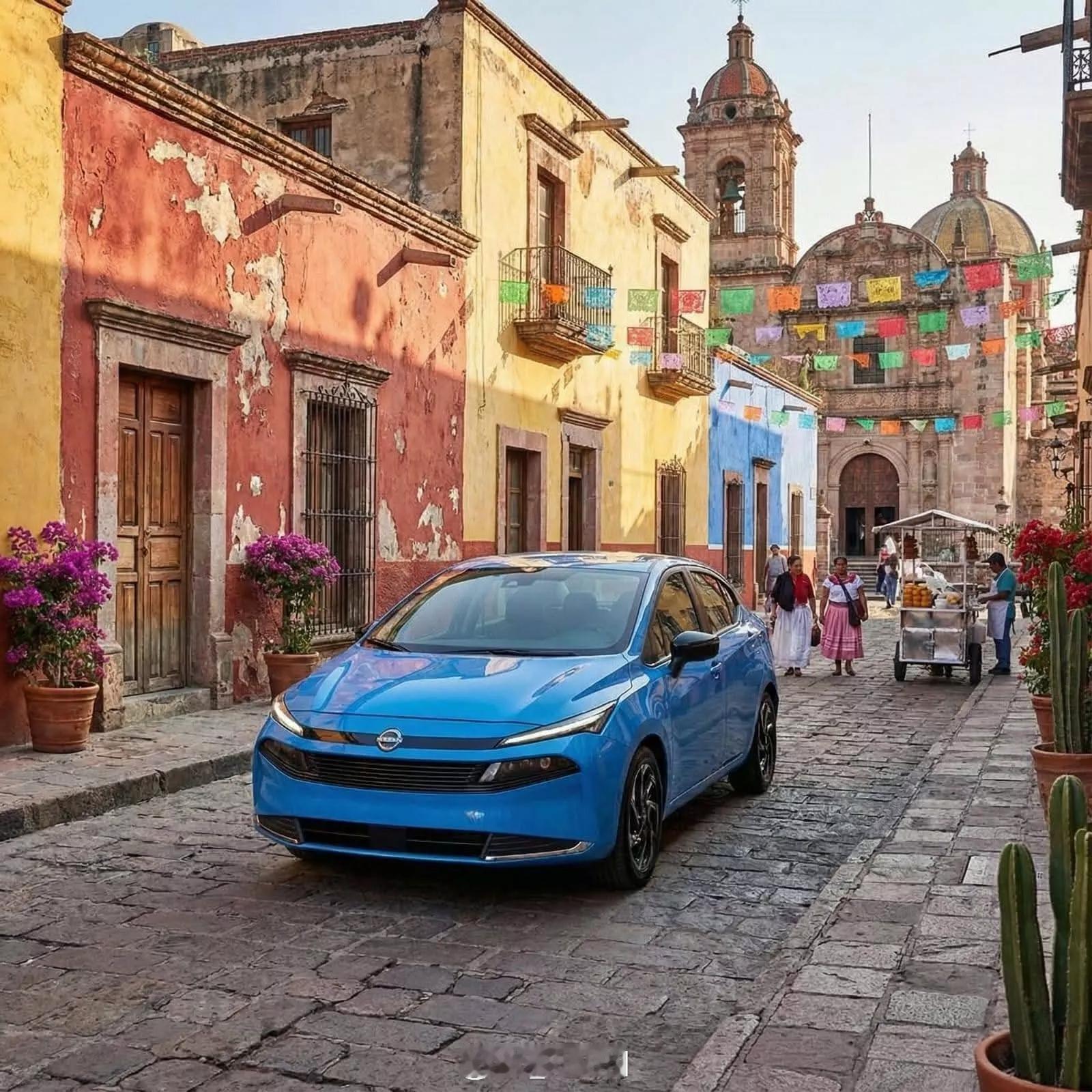 全新日产阳光曝光 全新日产阳光复活照曝光，也就是海外版的VERSA，国内什么时候