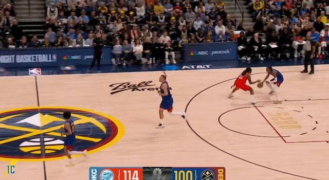 NBA的DPOY只有一个，但雷霆队的DPOY有点多！雷霆vs掘金雷霆雷霆战胜掘金