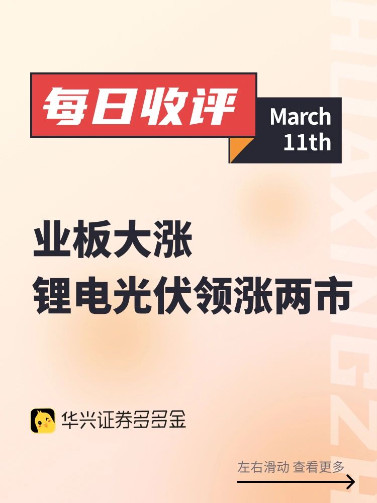 今日收评｜创业板指涨4.60%😎