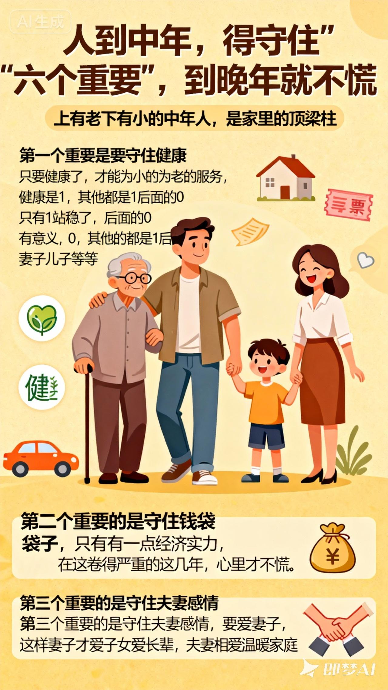 看完这段话，活得通透了。
到一定年龄，
感触颇多。

注:图片ai生成